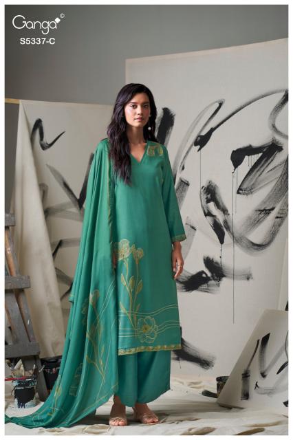 Ganga aeryn 5337 wholesale dress material market in pune